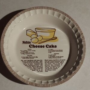 Walkins White Ceramic Plate